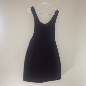 New Look pinafore dark purple dress